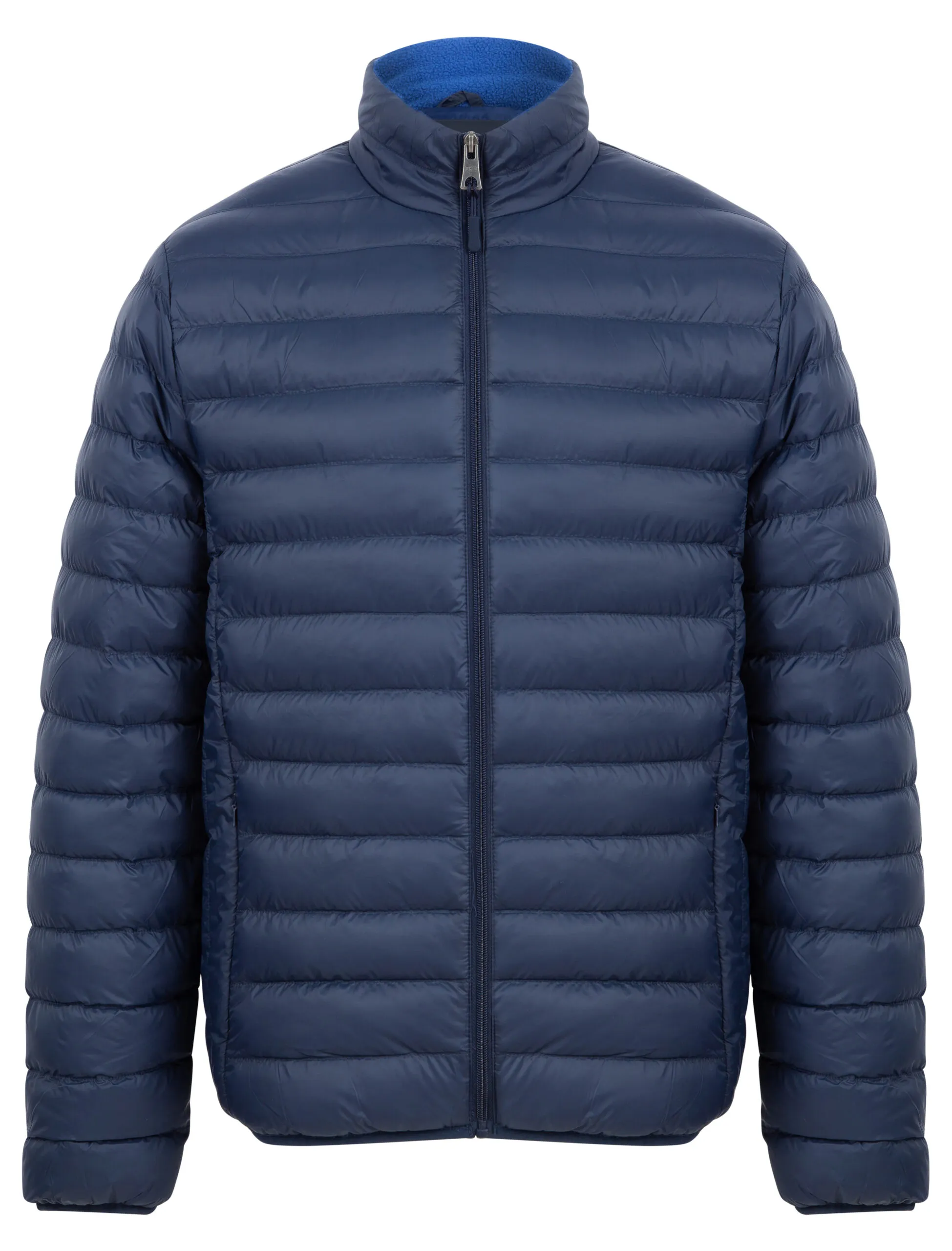 Men’s Quilted Padded Puffer Jacket Funnel Neck Bubble Coat