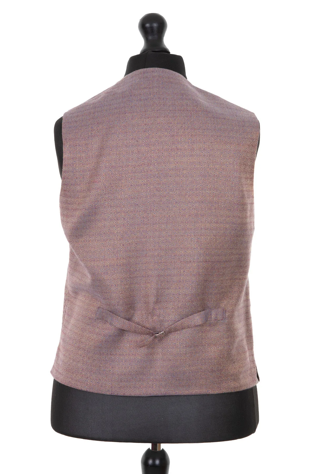 Mens Waistcoat in Copper Rose