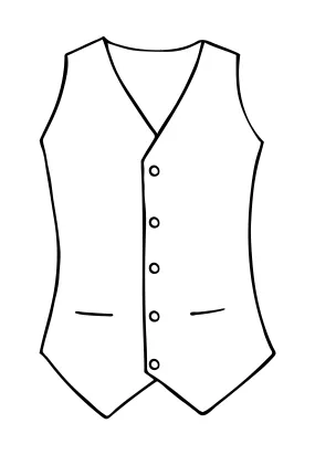 Mens Waistcoat in Jumoke Sun