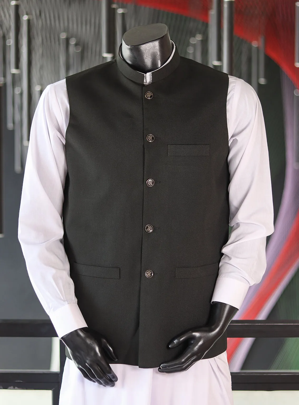 Michael Men Waistcoat Stitched RF22WC D-103505678910-DGRN