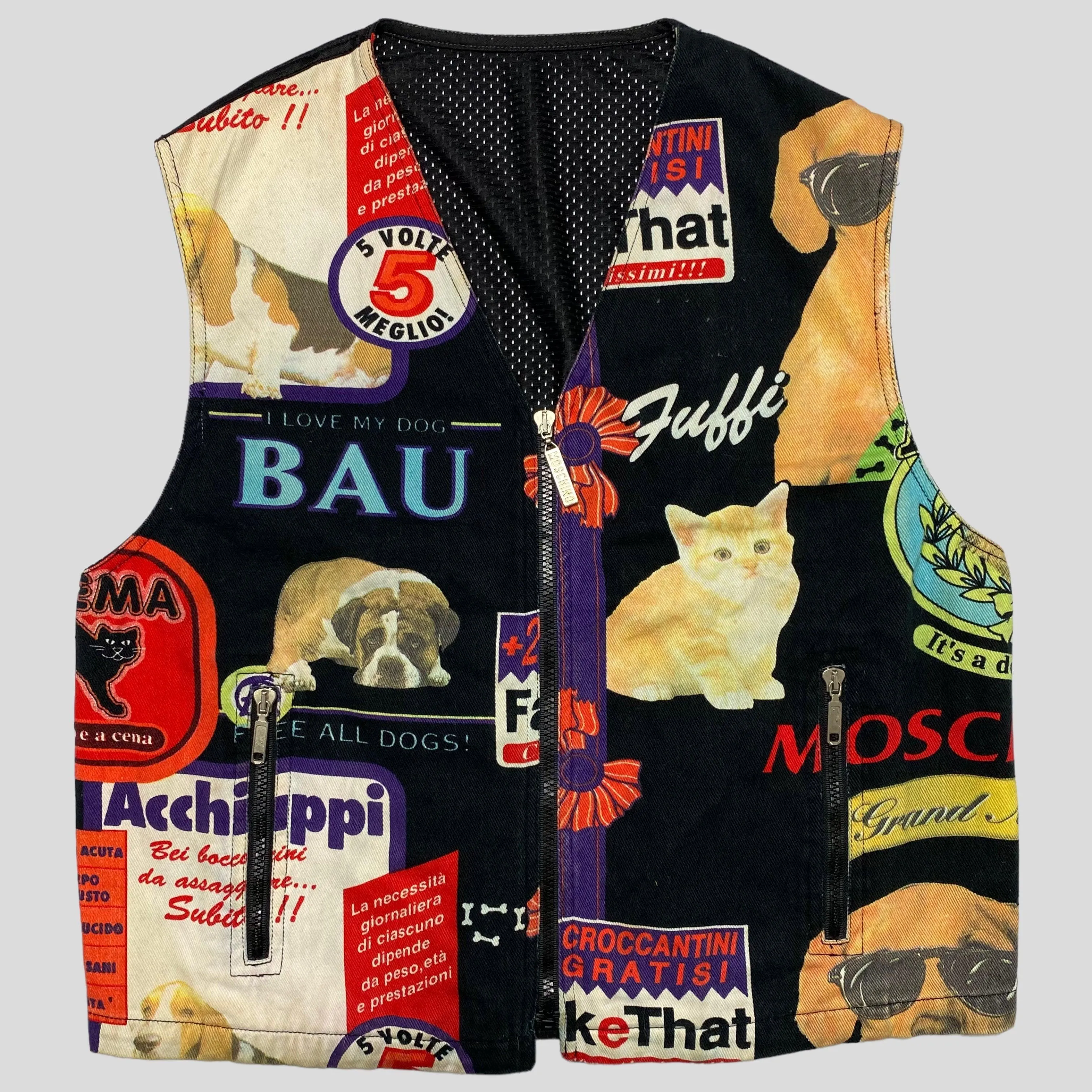 Moschino Jeans 1997 Cats and Dogs Set - 32 & M