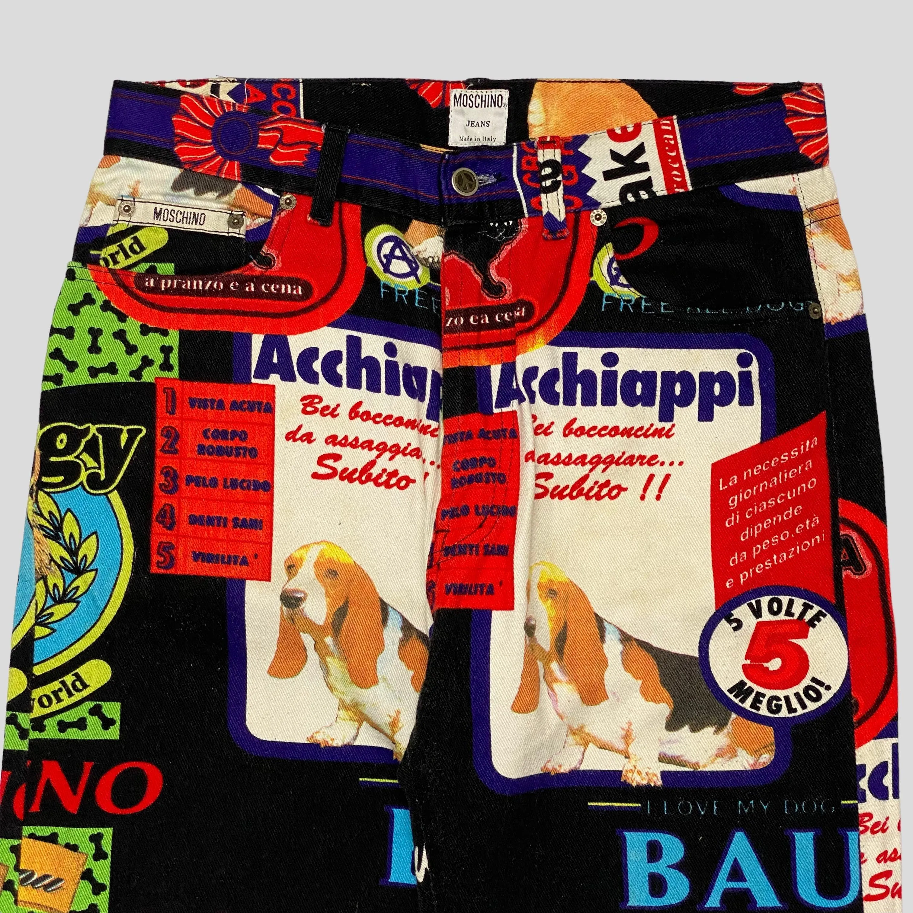 Moschino Jeans 1997 Cats and Dogs Set - 32 & M