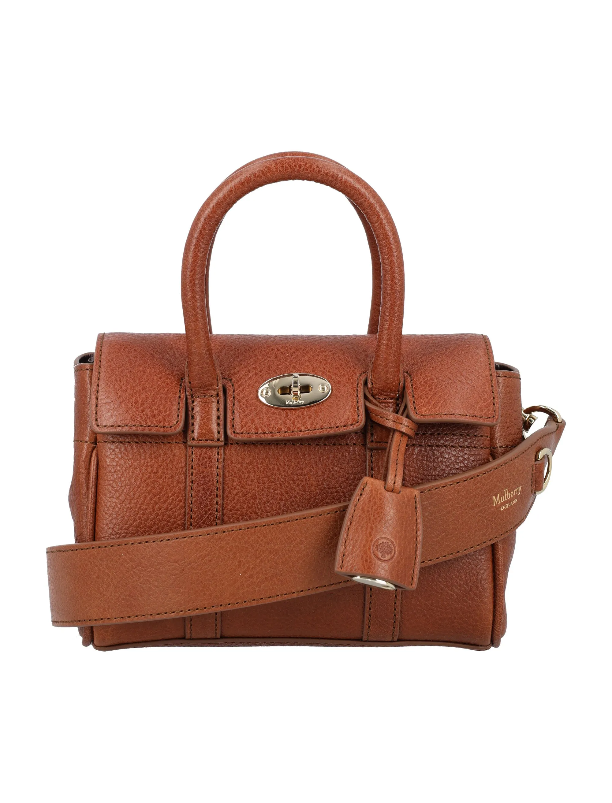 MULBERRY Chic Mini Bayswater Leather Satchel