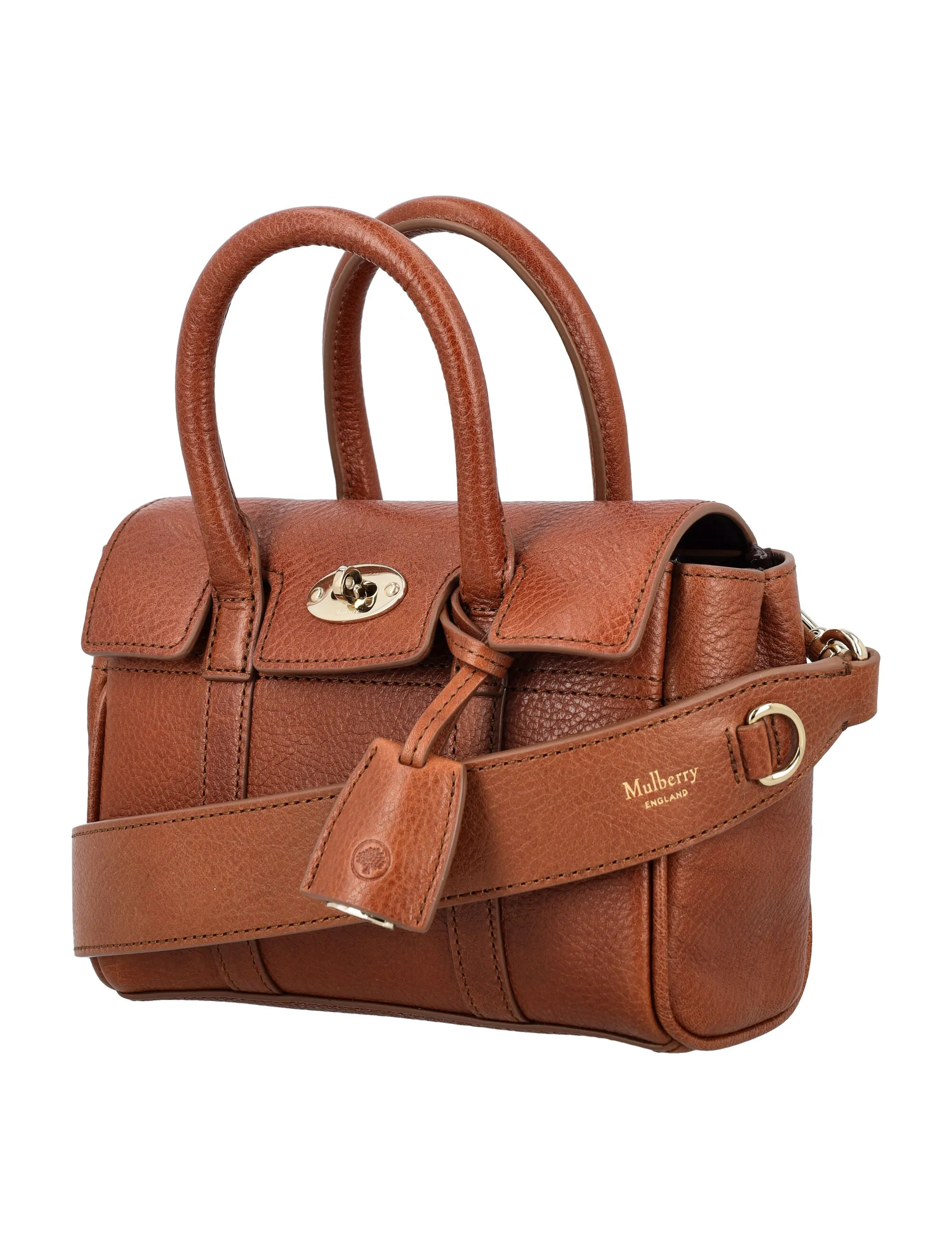 MULBERRY Chic Mini Bayswater Leather Satchel