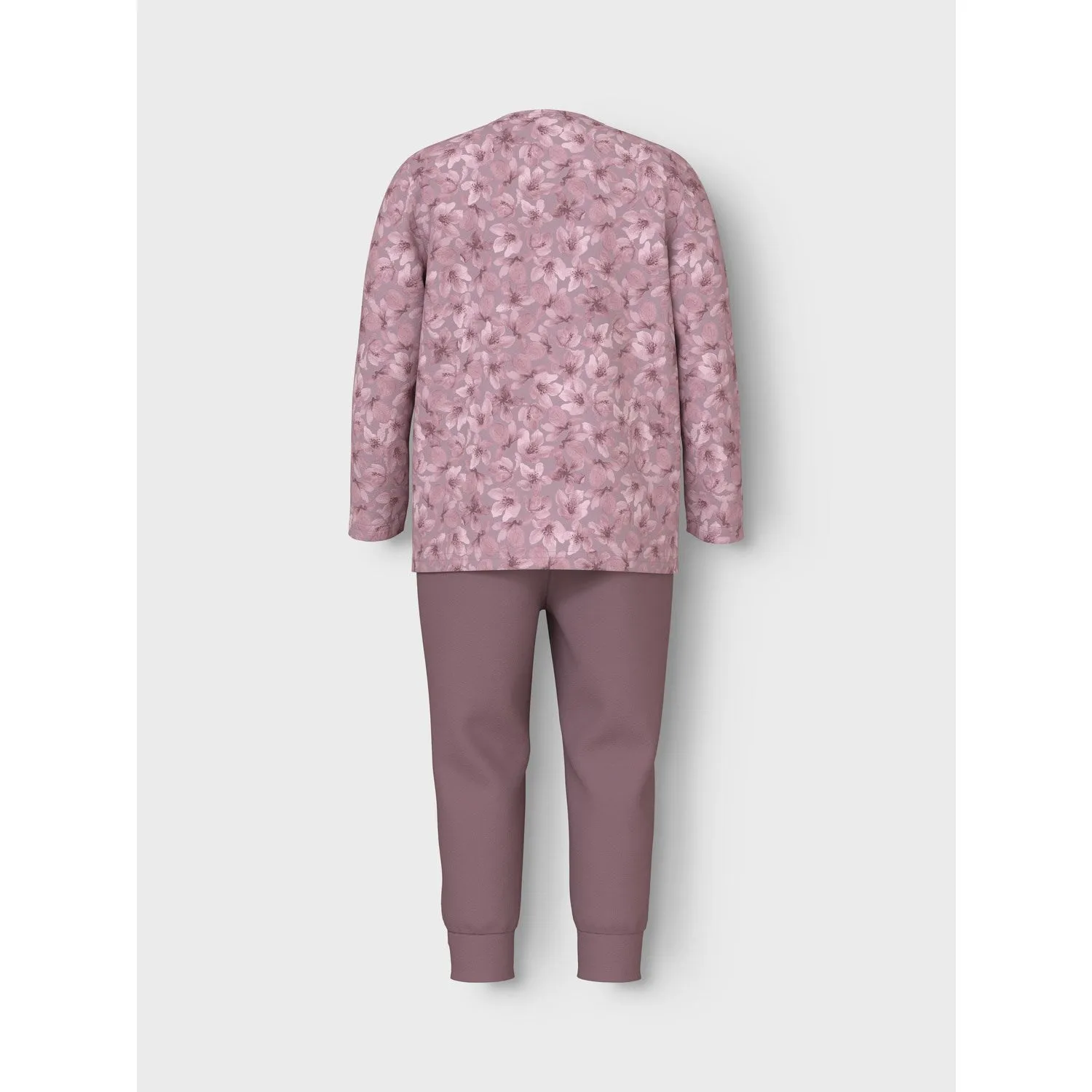 Name It Mauve Shadows Pajamas Mauve Flower Noos