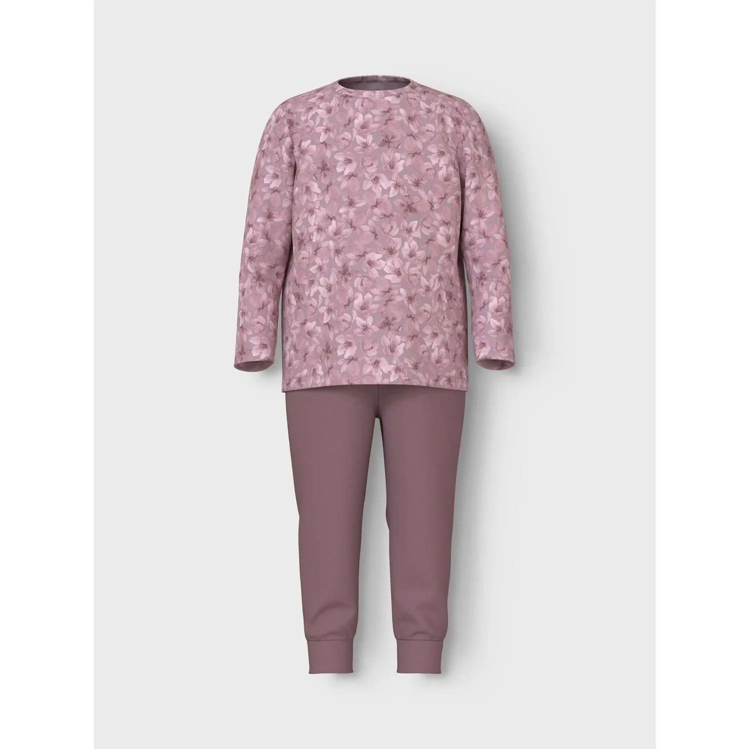 Name It Mauve Shadows Pajamas Mauve Flower Noos