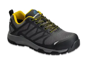 Nautilus Mens Black/Yellow Mesh Comp Toe 2426 Velocity ESD Work Shoes