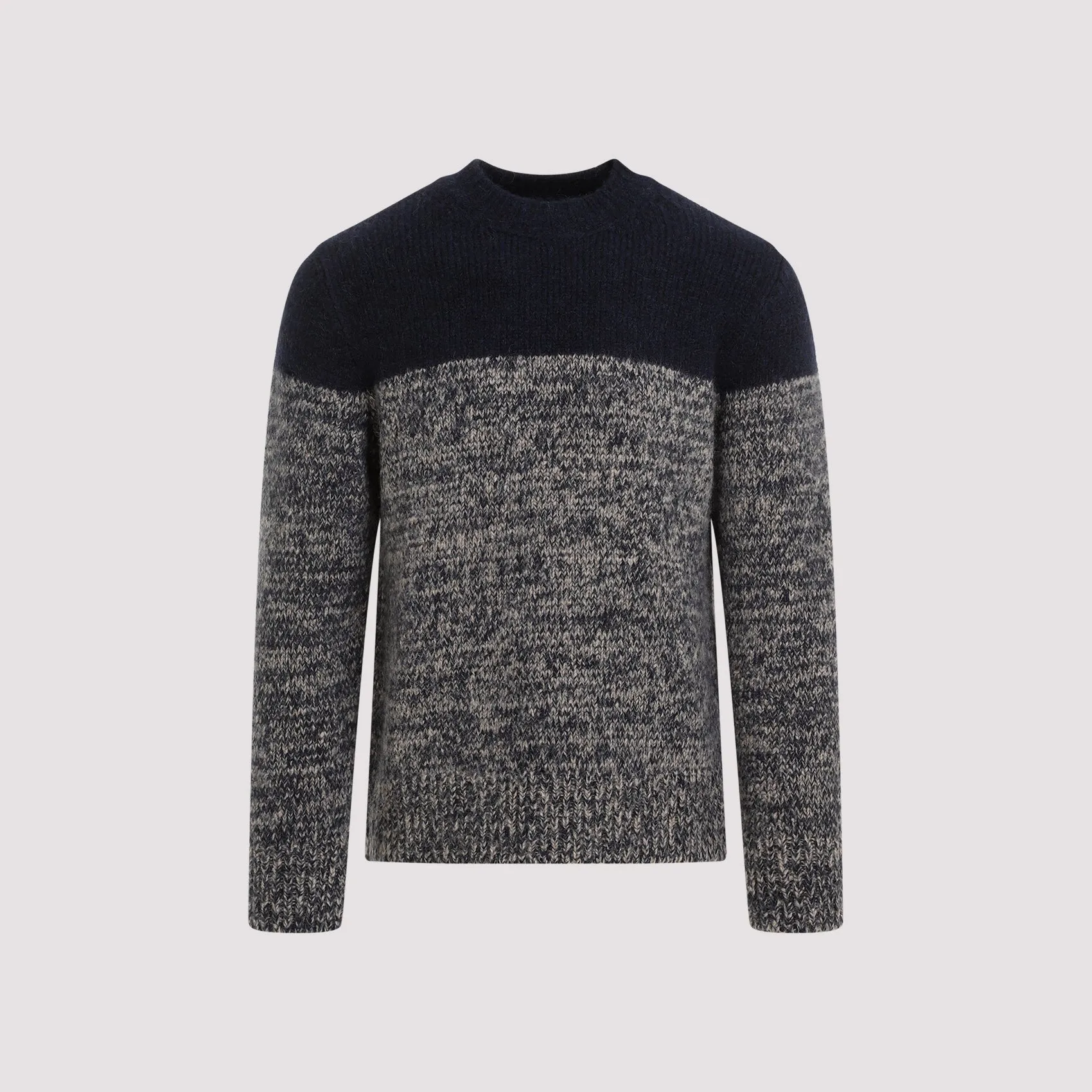 Navy-Blue Wool Moritz Sweater