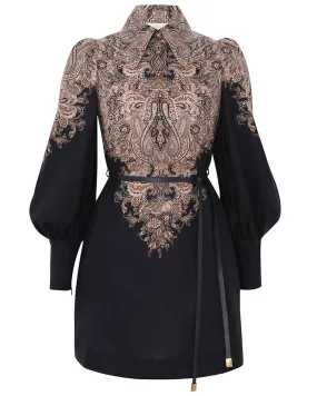 Navy Paisley Natura Tunic Dress