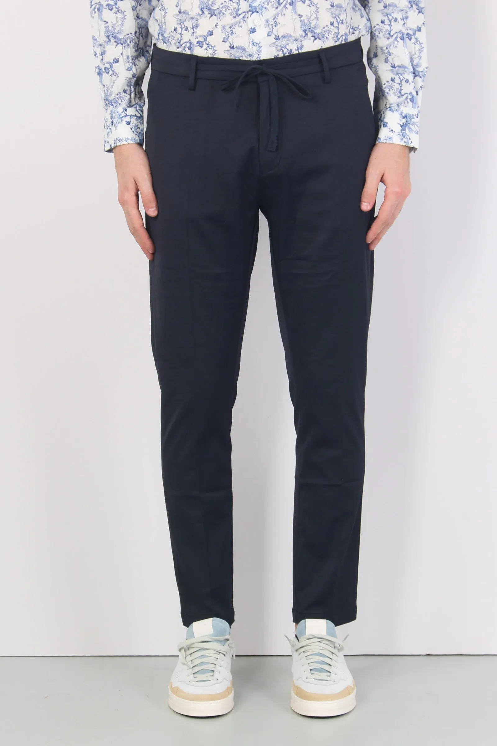 Pantalone Tessuto Tecnico Navy