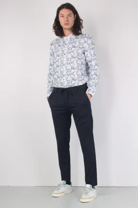 Pantalone Tessuto Tecnico Navy