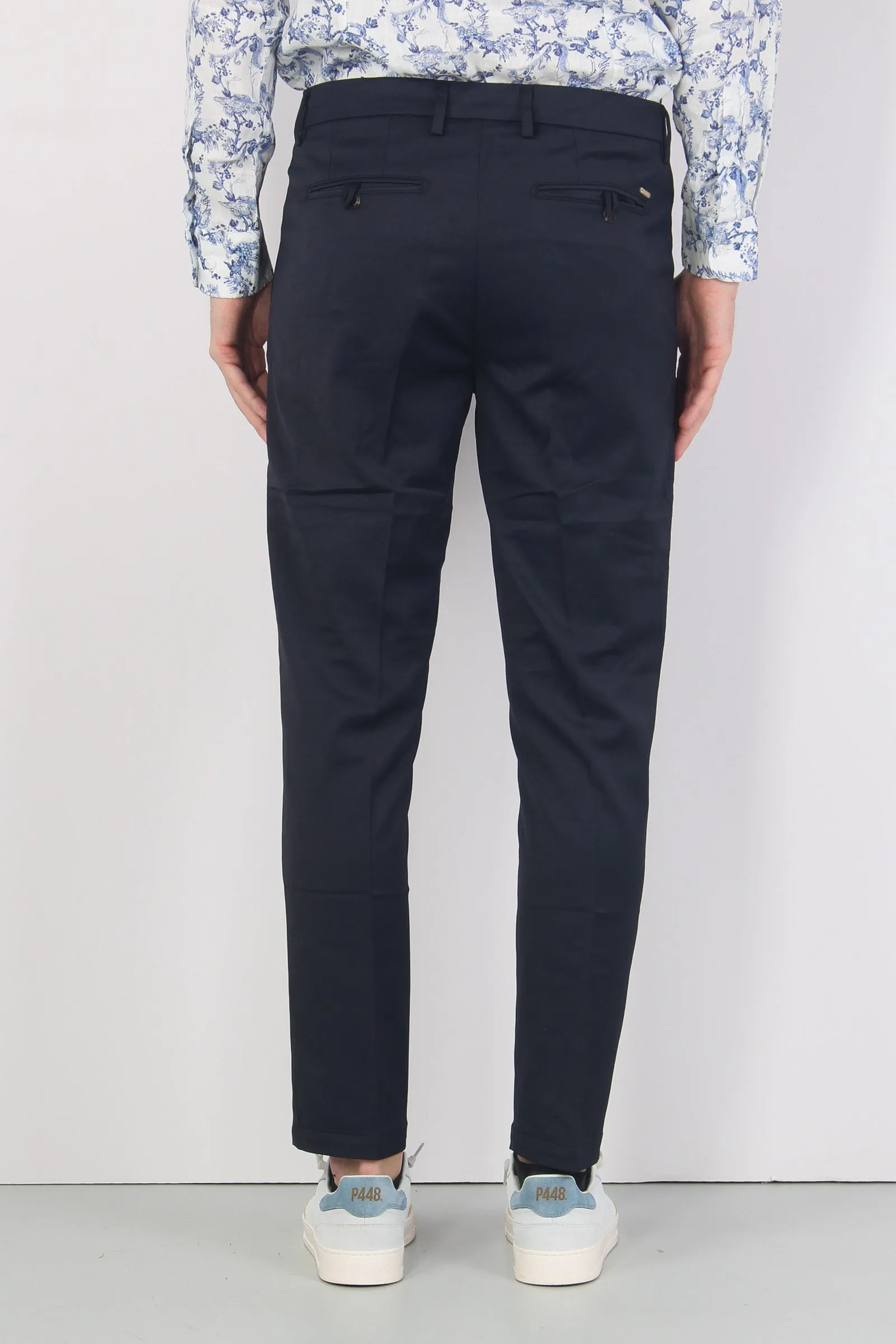 Pantalone Tessuto Tecnico Navy