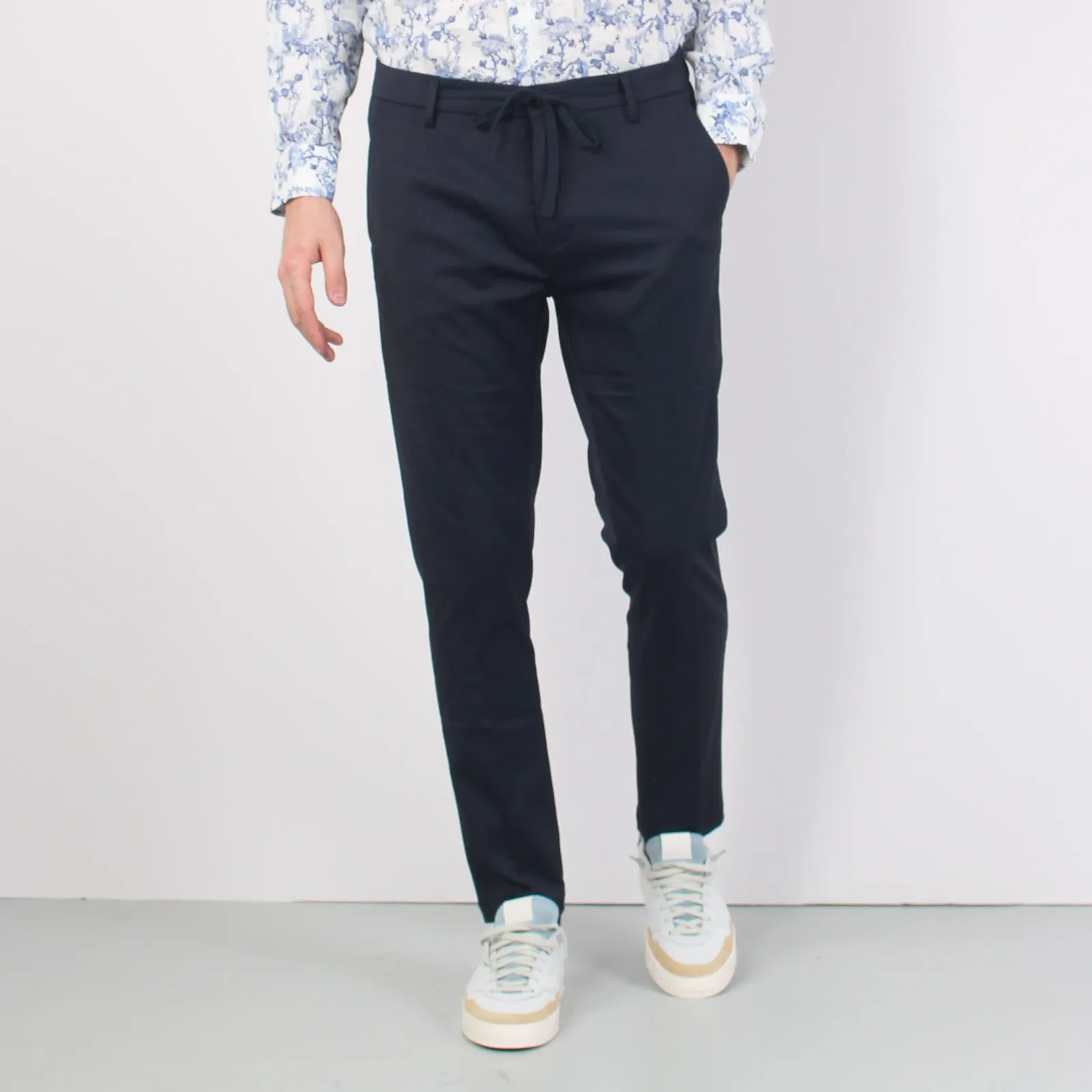 Pantalone Tessuto Tecnico Navy