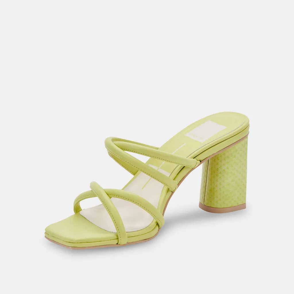 PATSI HEELS LIGHT GREEN LEATHER– Dolce Vita 6764735037506