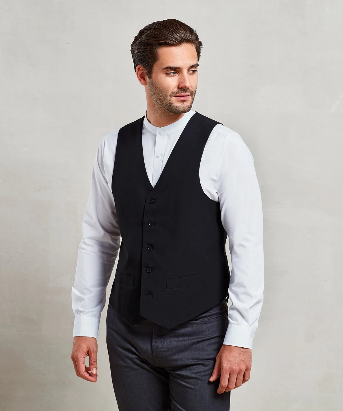 Premier Lined polyester waistcoat