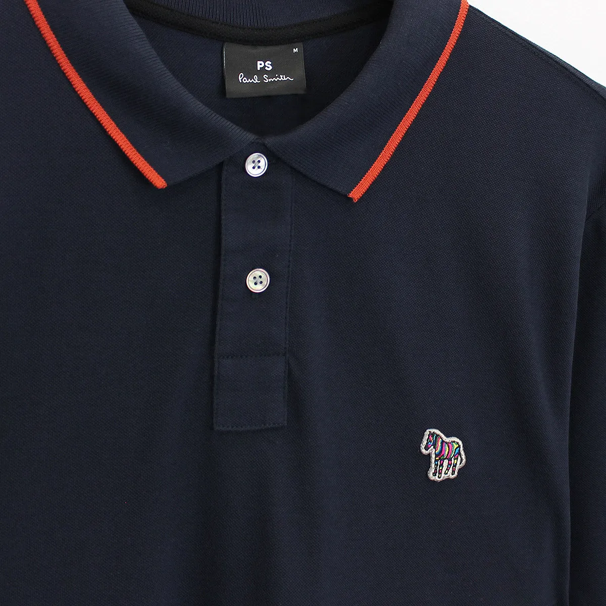 PS Paul Smith - Slim Fit LS Polo Shirt in Navy