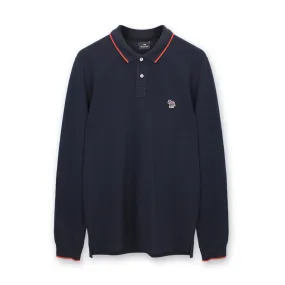 PS Paul Smith - Slim Fit LS Polo Shirt in Navy