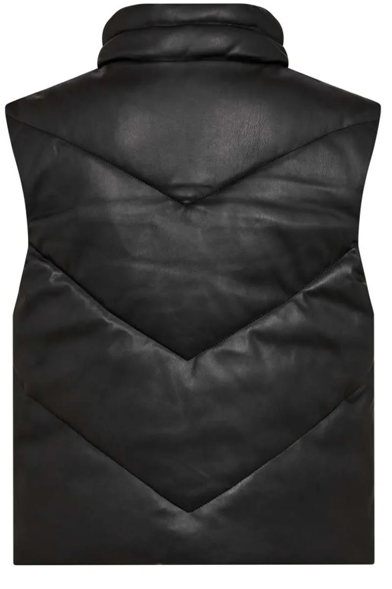 Pulga Waistcoat | Black | Vest fra Freequent