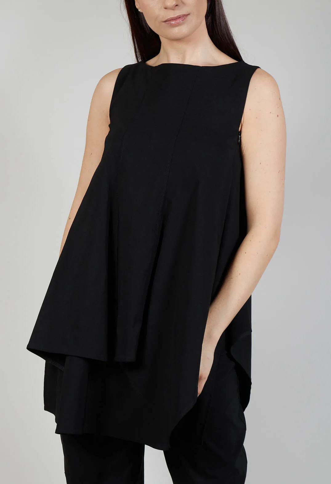 Pulp Fiction Tunic Top in Black