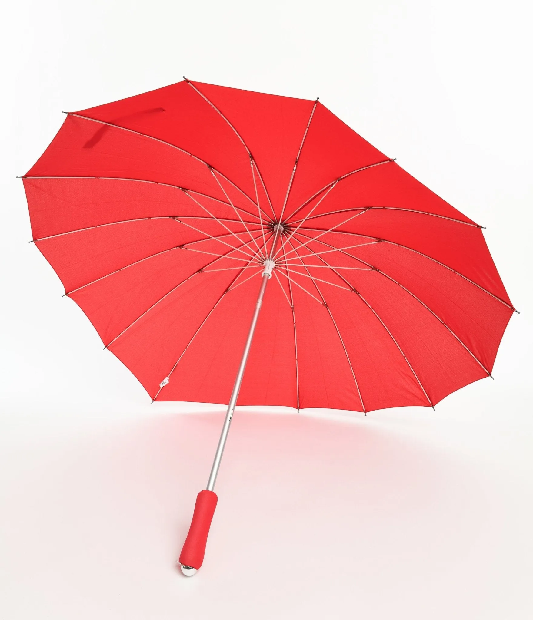 Red Heart Shaped Umbrella