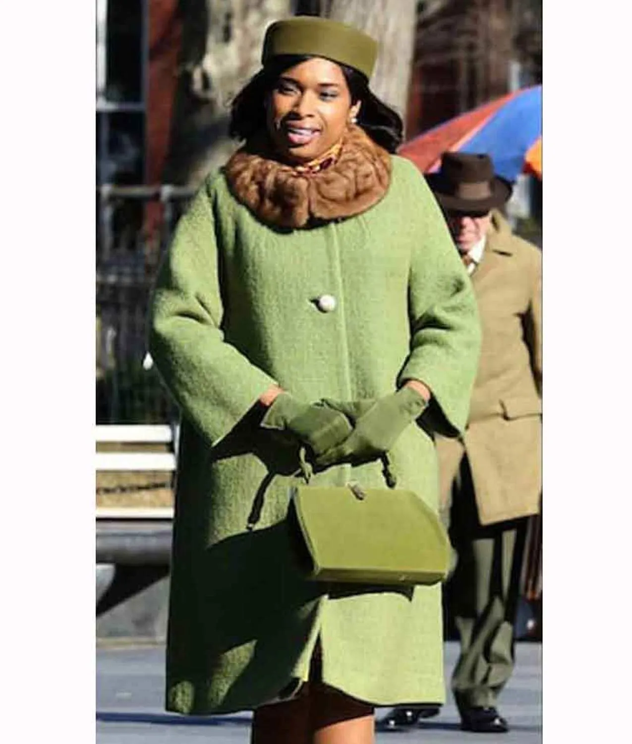 Respect 2021 Jennifer Hudson Green Coat