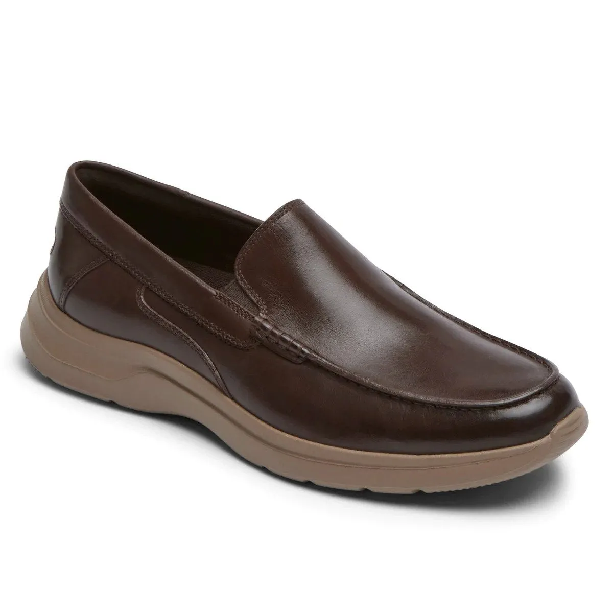 Rockport Mens Patterson Moc Toe Slip On Oxfords