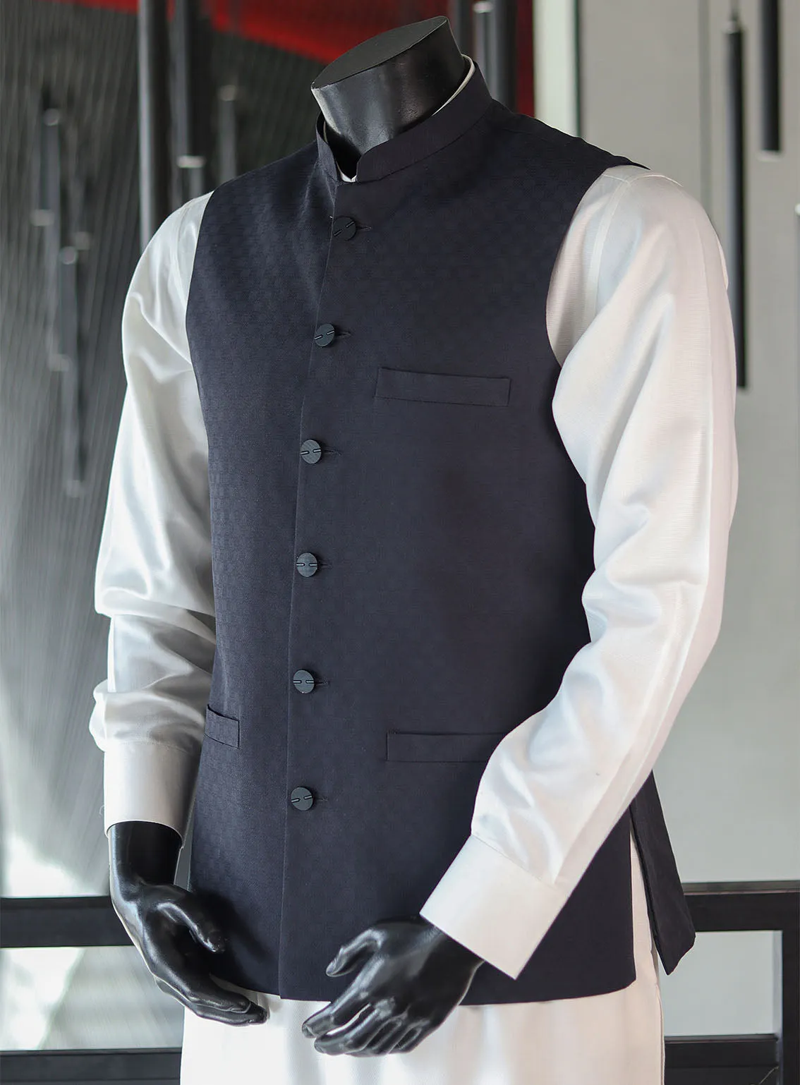 Royal Fashion Men Waistcoat Stitched RF23WC D-10429567-BBJ