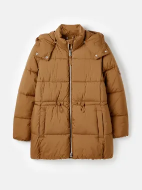 Rust Brown Showerproof Padded Coat