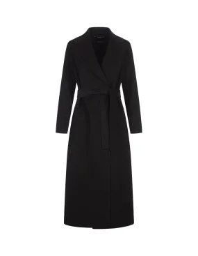 S MAX MARA Black Poldo Long Coat