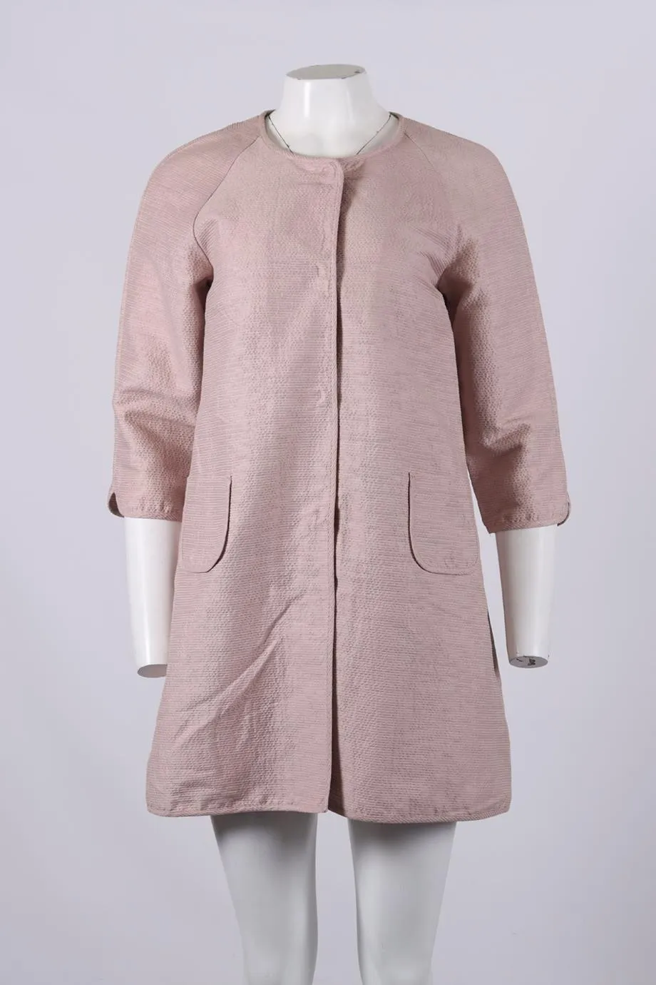 S MAX MARA COTTON BLEND COAT IT 44 UK 12