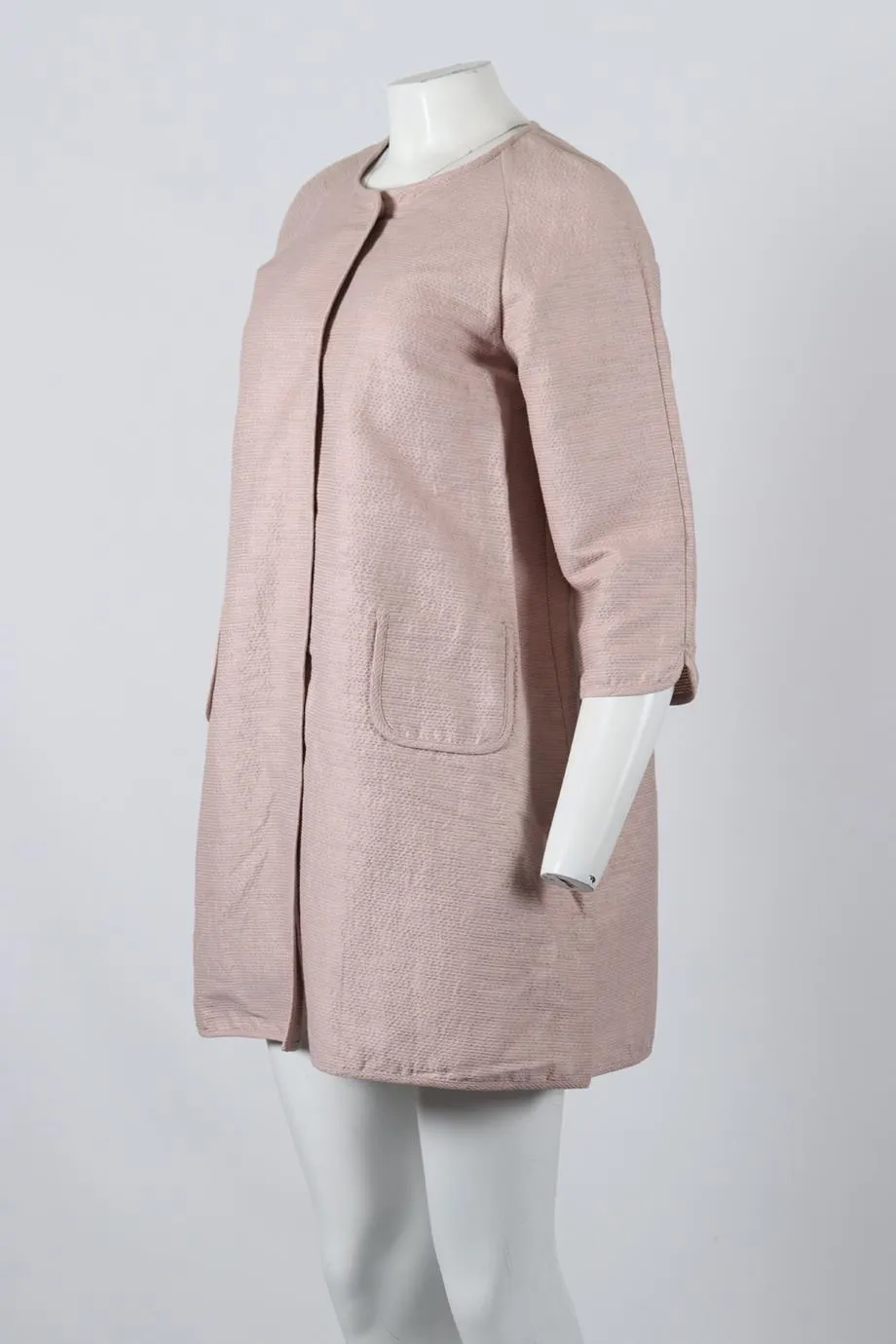 S MAX MARA COTTON BLEND COAT IT 44 UK 12