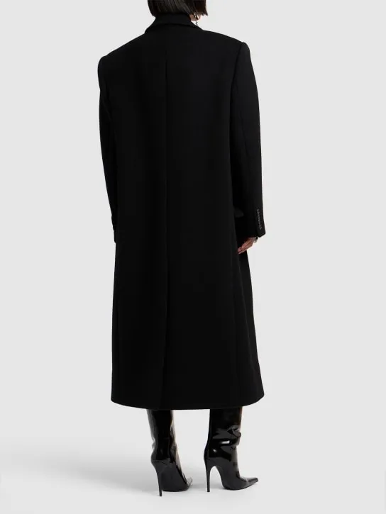 Saint Laurent   Double breast wool long coat 