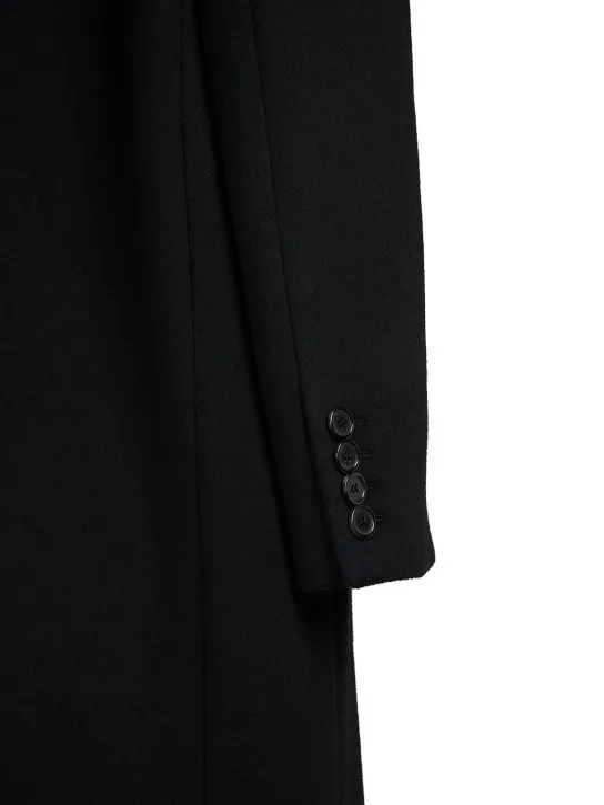 Saint Laurent   Double breast wool long coat 