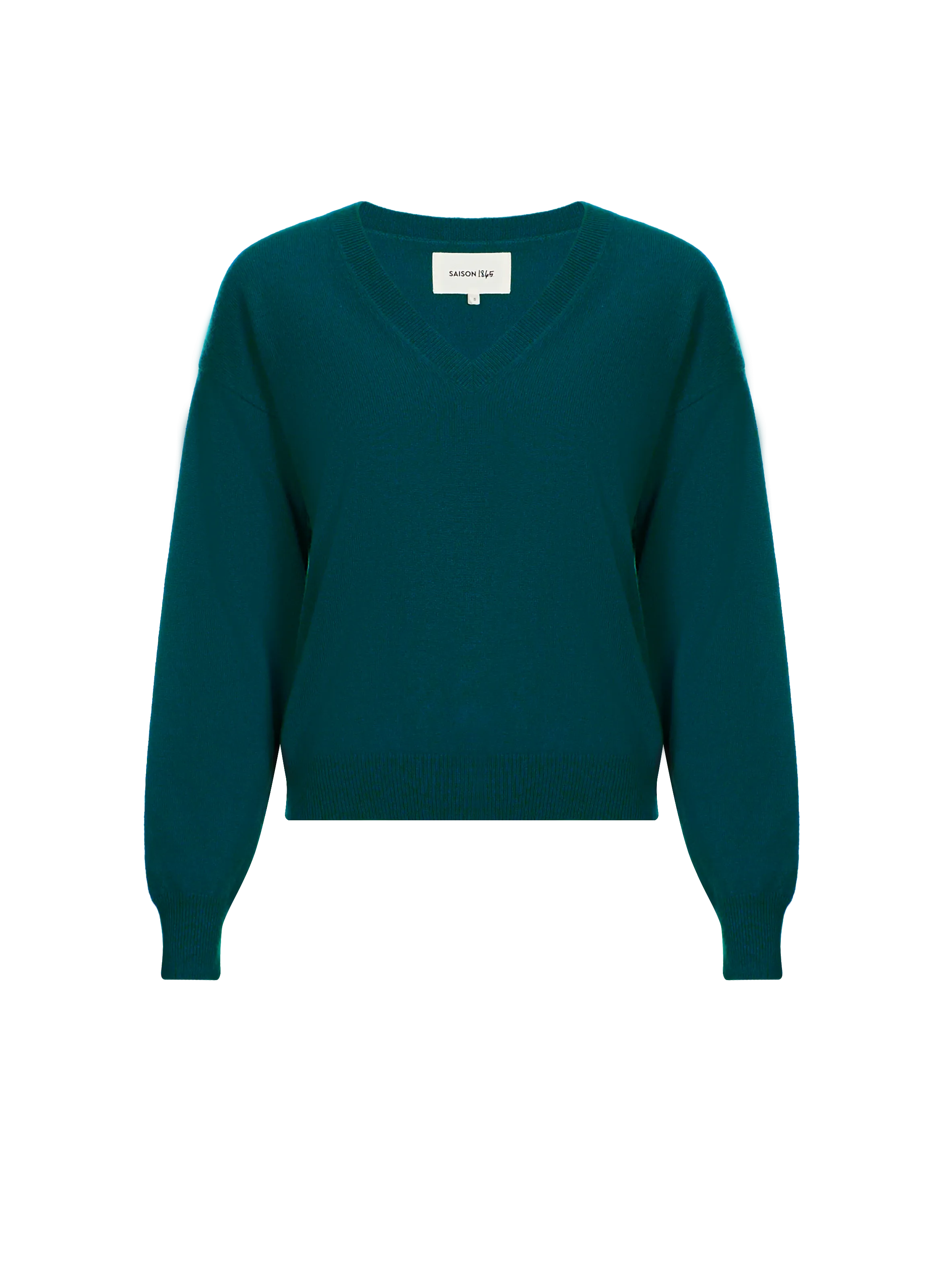 Saison 1865   Cashmere V-neck jumper - Green