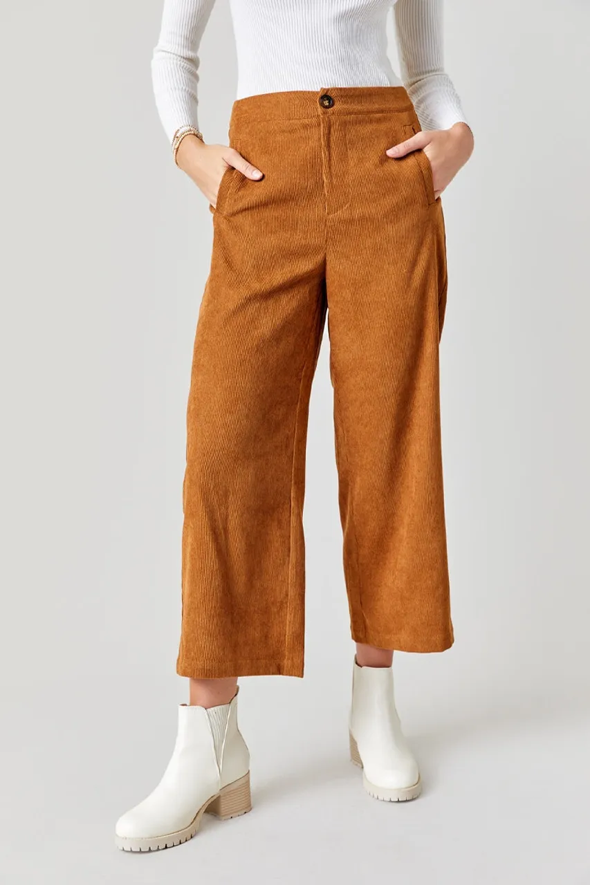 Samantha Button Front Culottes