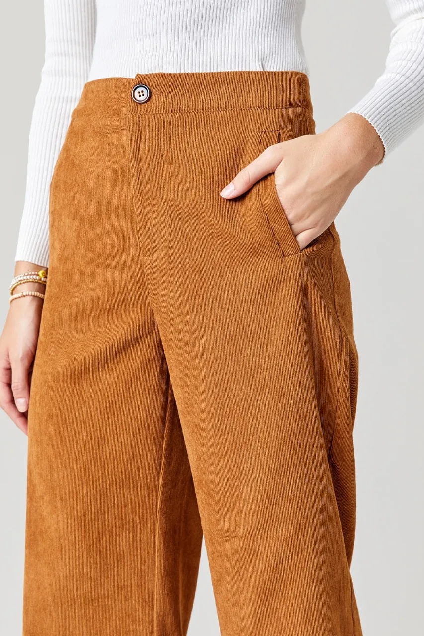 Samantha Button Front Culottes