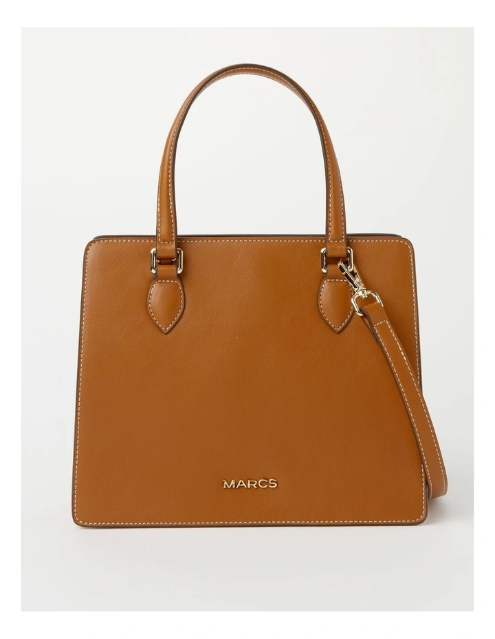 Santiago Satchel Bag in Tan