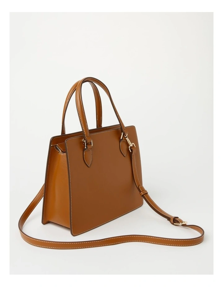 Santiago Satchel Bag in Tan