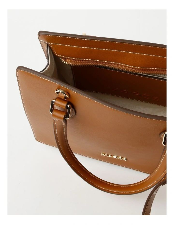 Santiago Satchel Bag in Tan