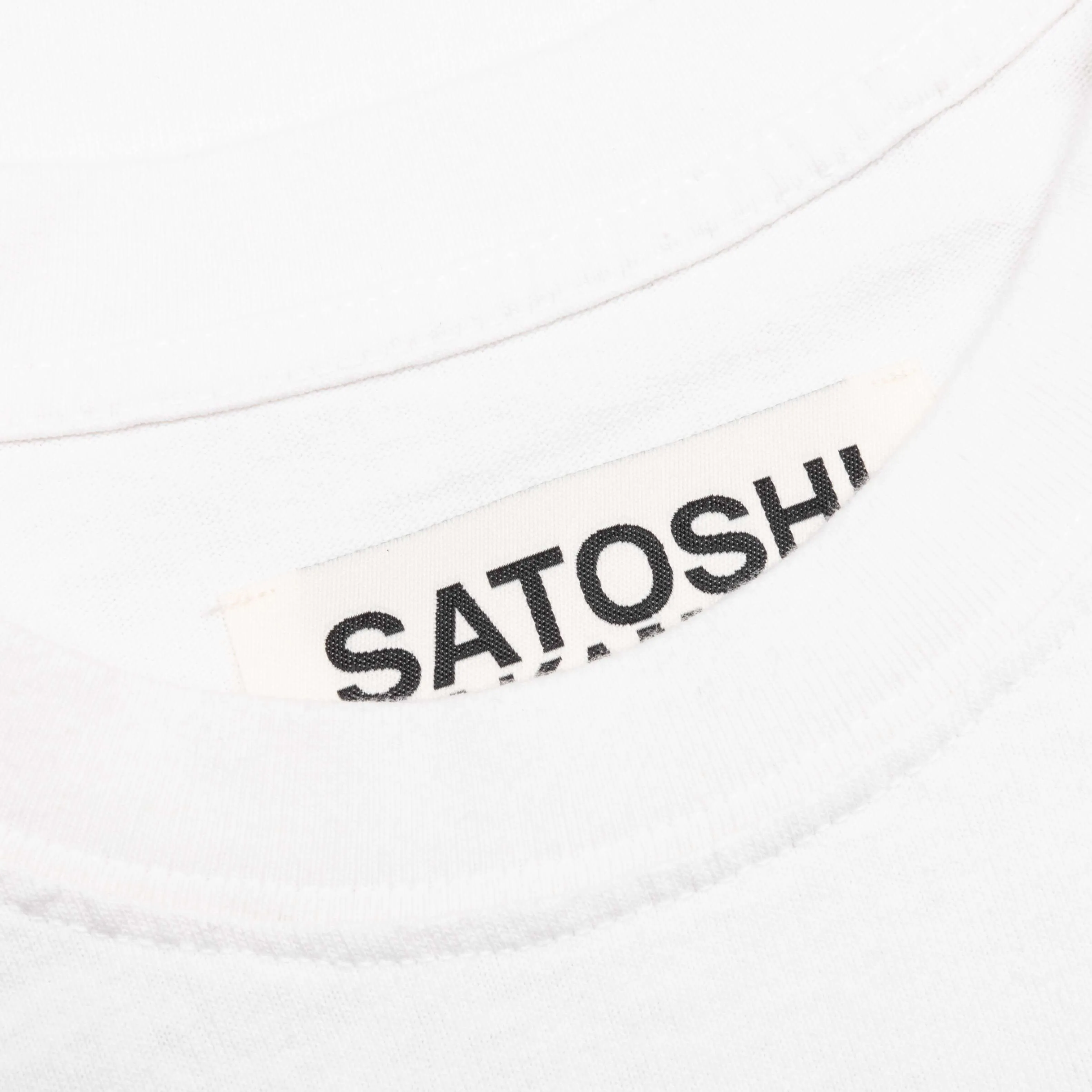 Satoshi Wrap-Around Tee - White