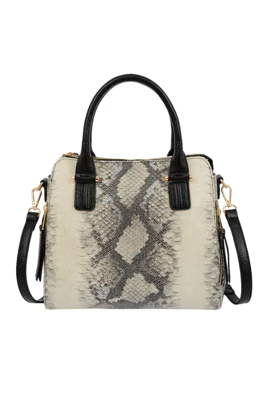 Serpico Snakeskin Satchel