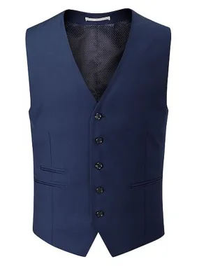 Skopes Kennedy Royal Blue Waistcoat Sizes up to 72" Chest!