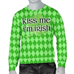 St Patricks Kiss Me Mens Sweater