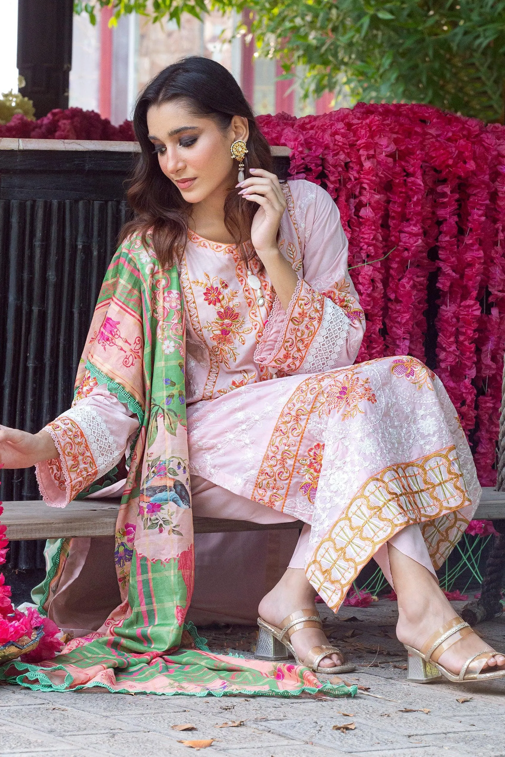 STITCHED ISHAL KSH-006  (3PC)