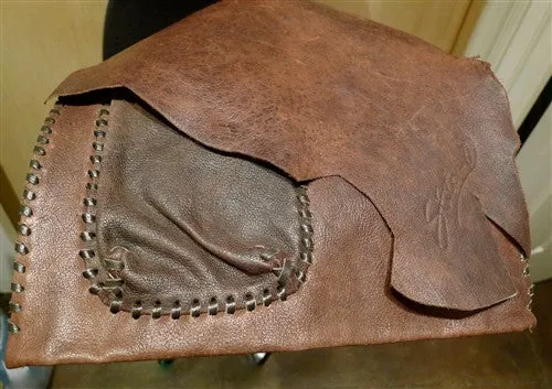 Stitch's Leather Messenger Handbag