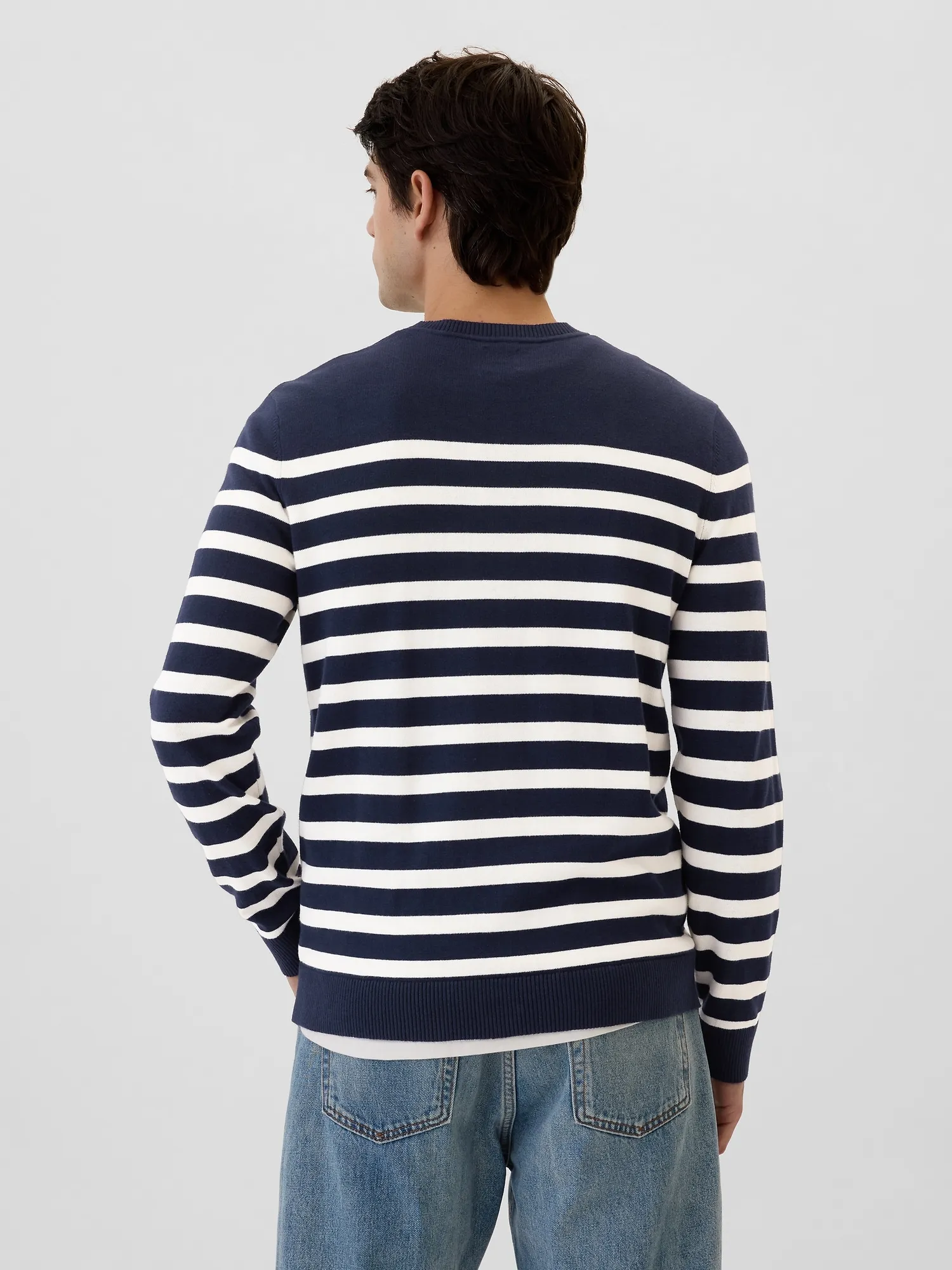 Stripe Crewneck Sweater