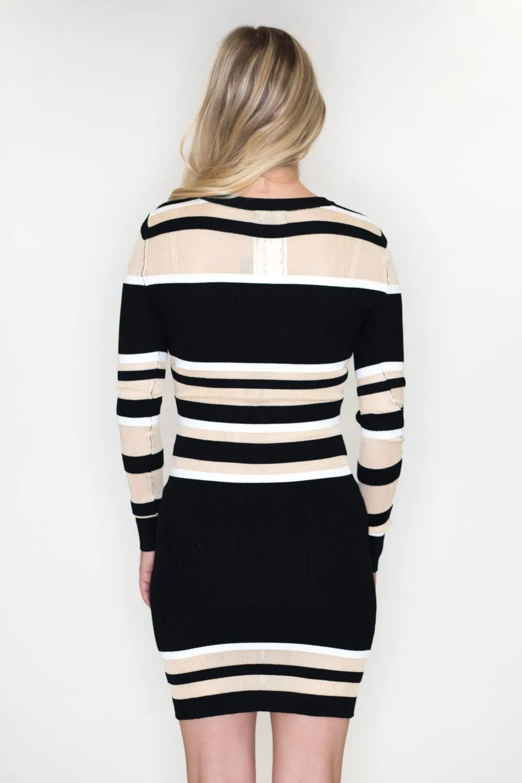 Striped Sweater Dress