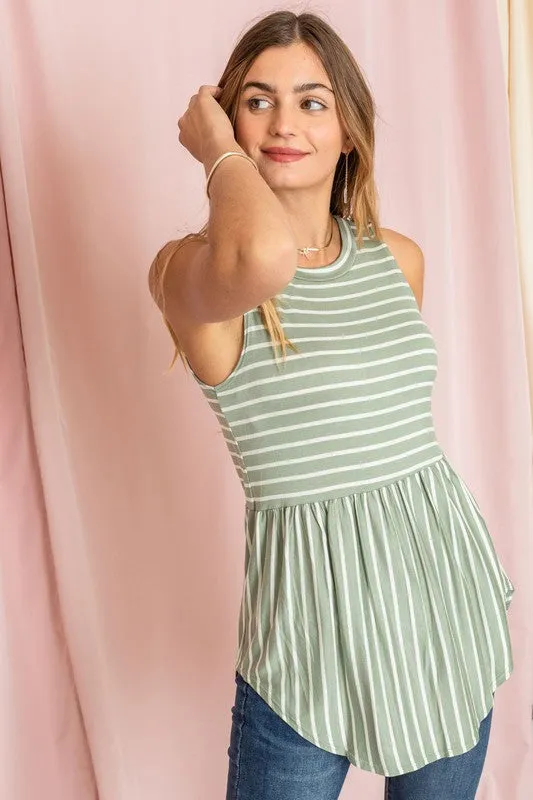 Susan Striped Tank Top - 5 Colors