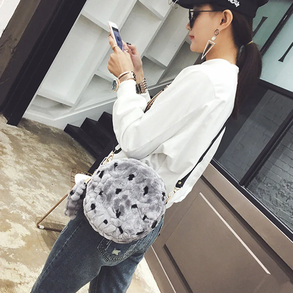 Synthesic Fur Plush Women Bag luxury hbags designer Clutch Crossbody Shoulder women messenger bags Tote bolsos