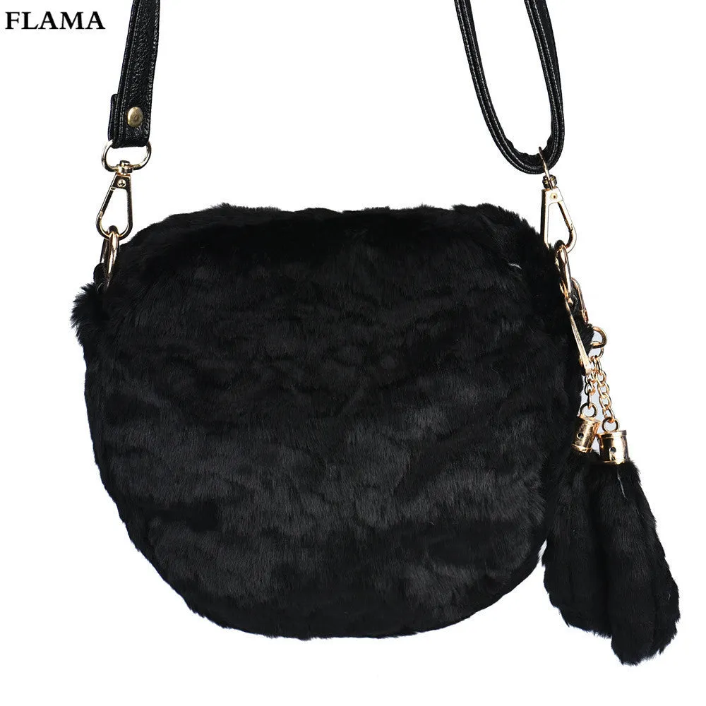 Synthesic Fur Plush Women Bag luxury hbags designer Clutch Crossbody Shoulder women messenger bags Tote bolsos